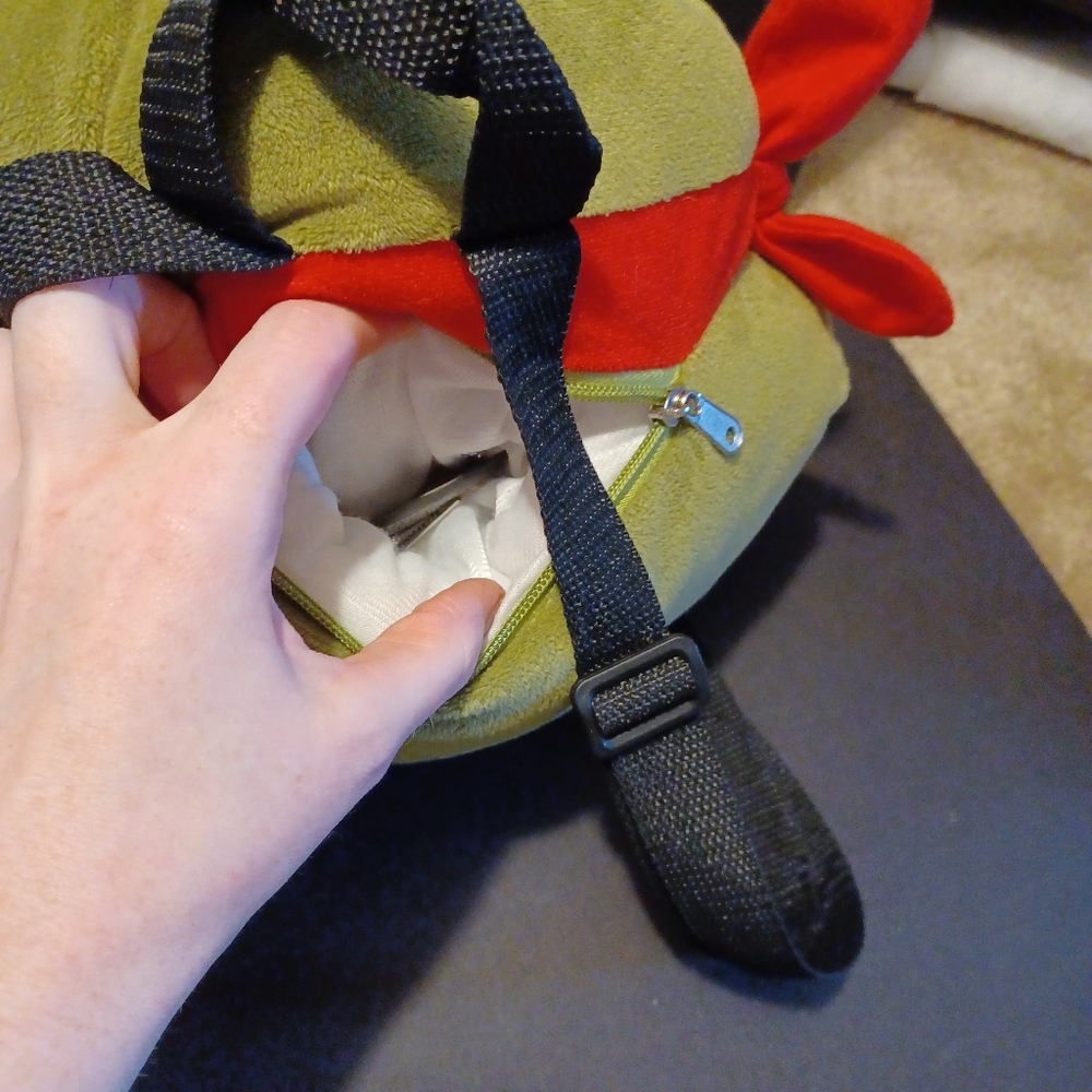 TMNT  Rafael plush backpack - Picture 3 of 6